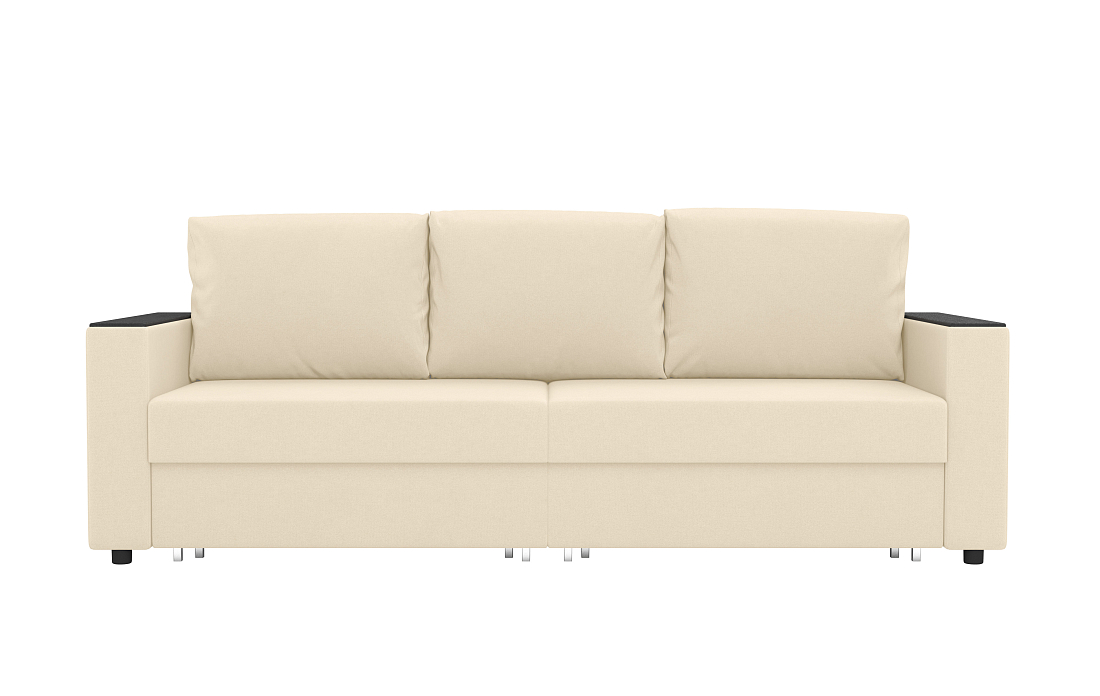 Гермес / Диван - кровать 3-х мест велюр вивальди крем